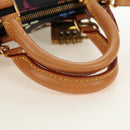 LOUIS VUITTON Monogram Multicolor Mini Speedy Bag Black M92644 Auth 185809SAM-6
