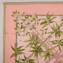 HERMES Carre 90 Scarf ""SERENITE"" Silk Pink Auth 185810-2