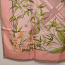 HERMES Carre 90 Scarf ""SERENITE"" Silk Pink Auth 185810-8