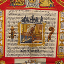 HERMES Carre 90 Scarf ""IN SALZBURG"" Silk Red Auth 185811-6