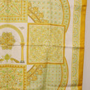 HERMES Carre 90 Scarf ""CIELS BYZANTINS"" Silk Yellow Auth 185812-7
