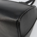 Miu Miu Hand Bag Leather Black Auth 185814A-15
