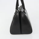 Miu Miu Hand Bag Leather Black Auth 185814A-4