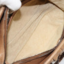 BOTTEGA VENETA INTRECCIATO Hand Bag Leather Brown Silver Auth 185815A-18