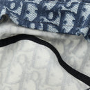 Christian Dior Trotter Canvas Bucket Hat 58 Blue Auth 185817M-11