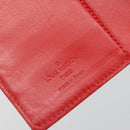 LOUIS VUITTON Vernis Agenda PM Day Planner Cover Red R21016 Auth 185818A-20