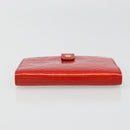 LOUIS VUITTON Vernis Agenda PM Day Planner Cover Red R21016 Auth 185818A-4