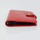 LOUIS VUITTON Vernis Agenda PM Day Planner Cover Red R21016 Auth 185818A-6