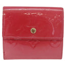 LOUIS VUITTON Vernis Porte Monnaie Bier Cartes Crdit Wallet M9139F Auth 185819-13