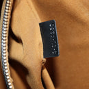 CELINE Triomphe Vertical Cabas Tote Bag PVC 2way Black Gold Auth 185832V-11