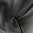 SAINT LAURENT Tote Bag Lamb Skin Black Auth 185833SM-10