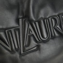 SAINT LAURENT Tote Bag Lamb Skin Black Auth 185833SM-15
