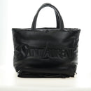 SAINT LAURENT Tote Bag Lamb Skin Black Auth 185833SM-26