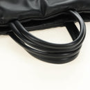 SAINT LAURENT Tote Bag Lamb Skin Black Auth 185833SM-7