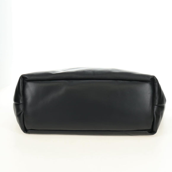 SAINT LAURENT Tote Bag Lamb Skin Black Auth 185833SM