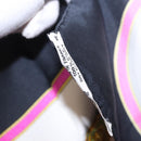 HERMES Carre 90 Scarf ""Pourvu qu'on oit l'ivresse..."" Silk Black Auth 185840-13