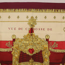 HERMES Carre 90 Scarf ""VUE DU CARROSSE DE LA GALERE LA REALE"" Silk Auth 185841-3