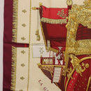 HERMES Carre 90 Scarf ""VUE DU CARROSSE DE LA GALERE LA REALE"" Silk Auth 185841-5