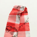 HERMES Twilly Scarf Silk Red Auth 185842M-4