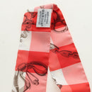 HERMES Twilly Scarf Silk Red Auth 185842M-9