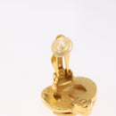 CHANEL Earring metal Gold CC Auth 185843M-12