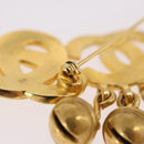 CHANEL Brooch metal Gold CC Auth 185844M-9