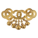 CHANEL Brooch metal Gold CC Auth 185844M-5
