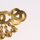 CHANEL Brooch metal Gold CC Auth 185844M-8