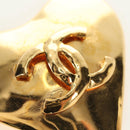 CHANEL Brooch metal Gold CC Auth 185845M-2