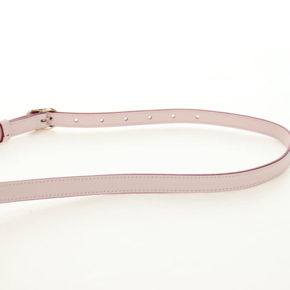 GUCCI Bamboo Hand Bag Leather 3way Pink Gold 841488 Auth 185846SM