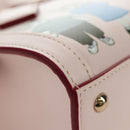 GUCCI Bamboo Hand Bag Leather 3way Pink Gold 841488 Auth 185846SM-12