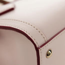 GUCCI Bamboo Hand Bag Leather 3way Pink Gold 841488 Auth 185846SM-14
