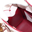 GUCCI Bamboo Hand Bag Leather 3way Pink Gold 841488 Auth 185846SM-23