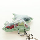 GUCCI GG Supreme Yuko Higuchi Boris Key Holder PVC Green Silver Auth 185847SM-12