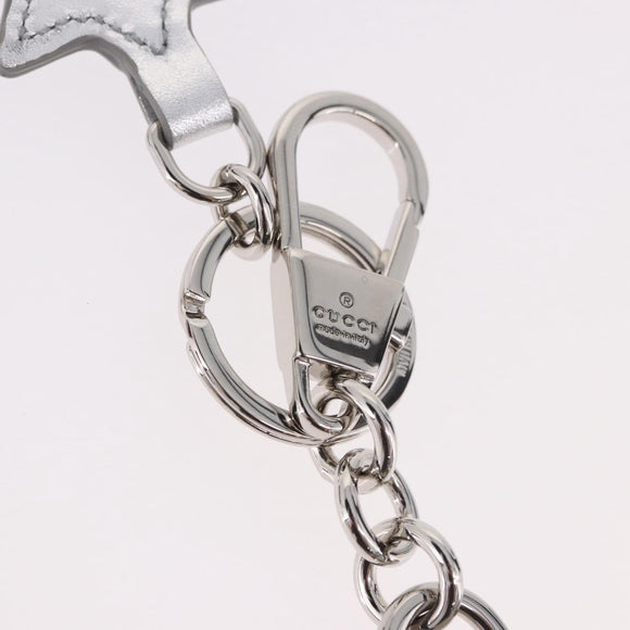 GUCCI GG Supreme Yuko Higuchi Boris Charm PVC Gray Auth 185848SM