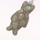 GUCCI GG Supreme Yuko Higuchi Boris Charm PVC Gray Auth 185848SM-8