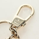 GUCCI GG Supreme Higuchi Yuko Bo Key Holder PVC Bordeaux Gold Auth 185850SM-15