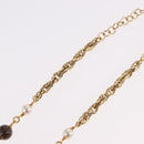 CHANEL Necklace metal Gold CC Auth 185852M-11