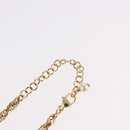 CHANEL Necklace metal Gold CC Auth 185852M-12
