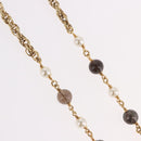 CHANEL Necklace metal Gold CC Auth 185852M-5