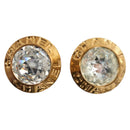 CHANEL Earring metal Gold CC Auth 185854M-1