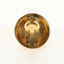 CHANEL Earring metal Gold CC Auth 185854M-11