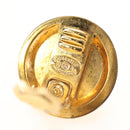 CHANEL Earring metal Gold CC Auth 185854M-17