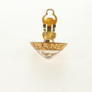 CHANEL Earring metal Gold CC Auth 185854M-7
