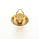 CHANEL Earring metal Gold CC Auth 185854M-8