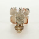 CHANEL Earring metal Beige CC Auth 185855M-4