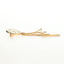 CHANEL Brooch metal Gold CC Auth 185856M-12