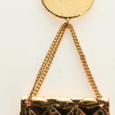CHANEL Brooch metal Gold CC Auth 185856M-8