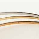 CARTIER Hand Bag Leather Beige Gold Auth 185857M-8