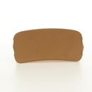 CARTIER Hand Bag Leather Beige Gold Auth 185857M-5